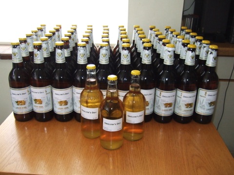 Bottles of cider